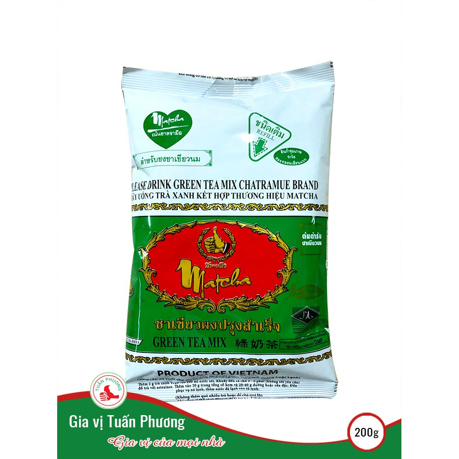 Trà Thái Xanh Matcha 200g ( Gói )