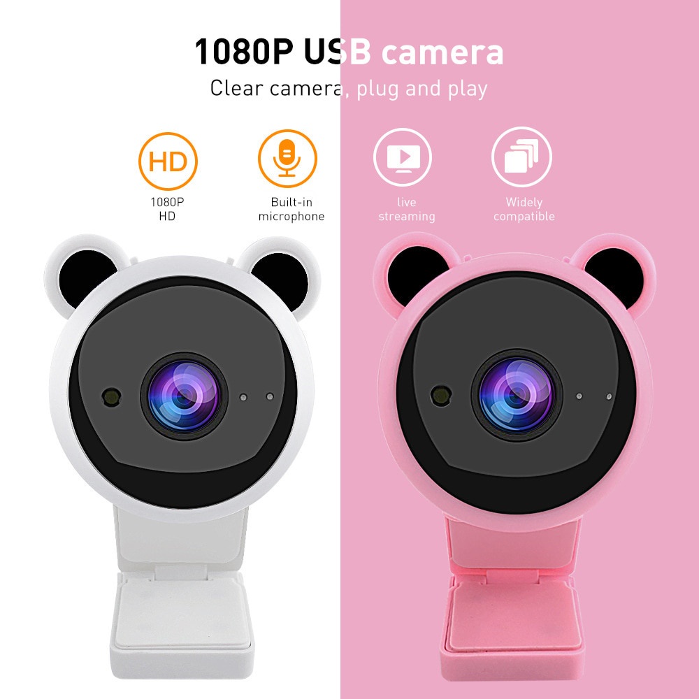 Webcam Full Hd 1080p Mini Usb Tích Hợp Micro Cho Phát Sóng Trực Tiếp | BigBuy360 - bigbuy360.vn