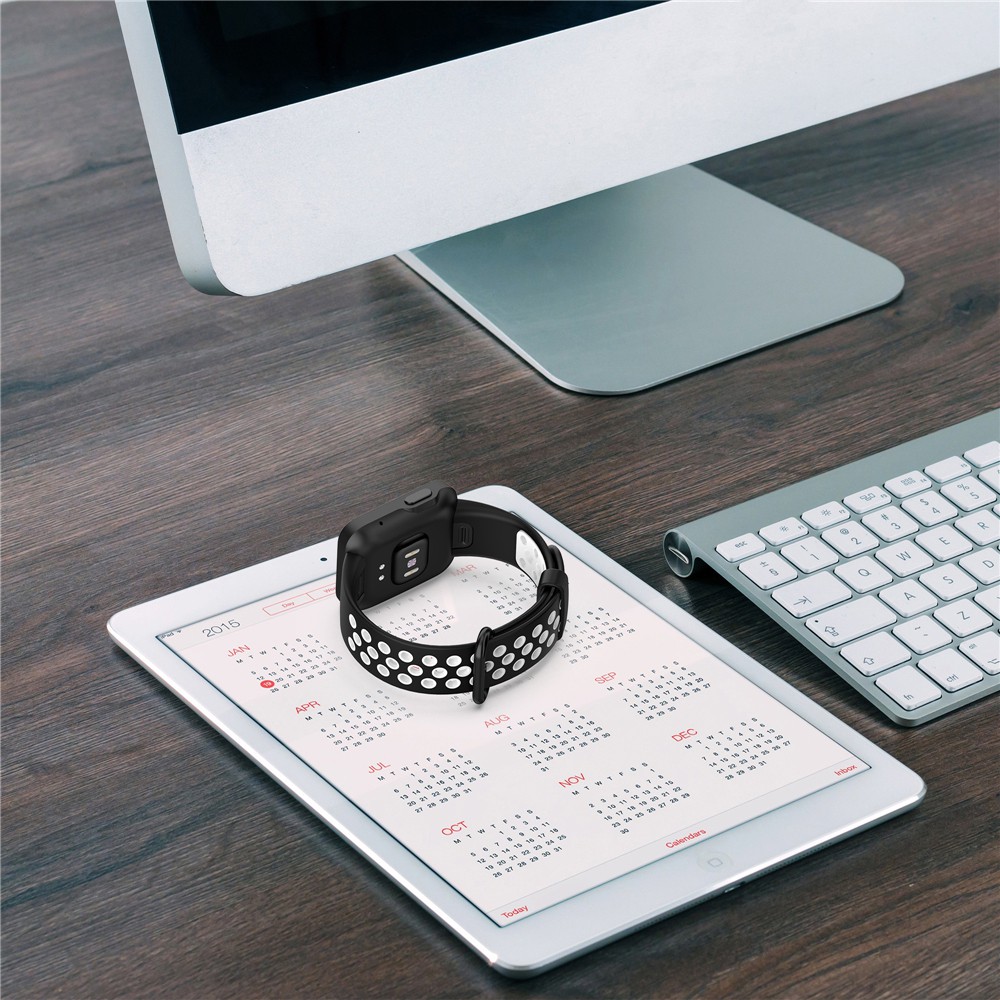 Dây Đeo Đồng Hồ Thể Thao Bằng Silicone Mềm Thoáng Khí Nhiều Màu Sắc