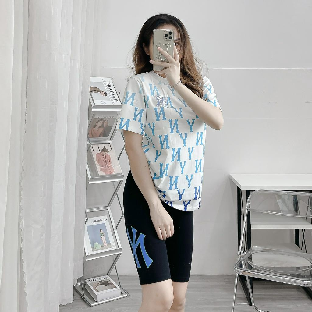 Áo thun MLB NY xuất phông cotton sang xịn mịn Full Tag Mác