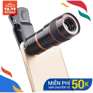 Ống kính zoom 8X/12X cho camera điện thoại 9.9 promo sale