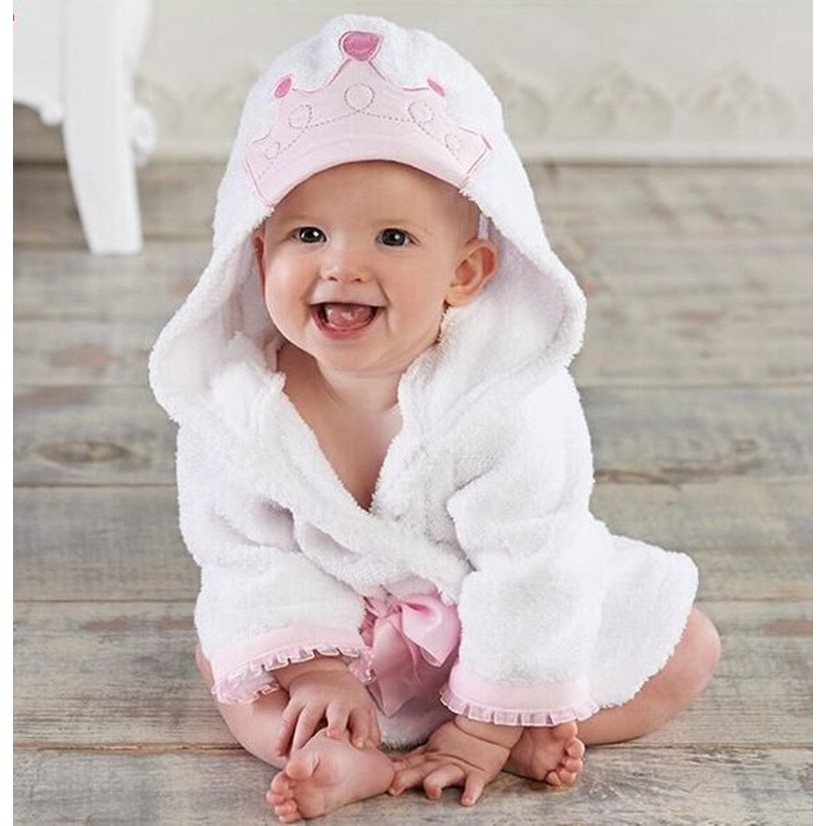 Khăn ChoàNg TắM VảI Cotton HoạT HìNh Cho Bé