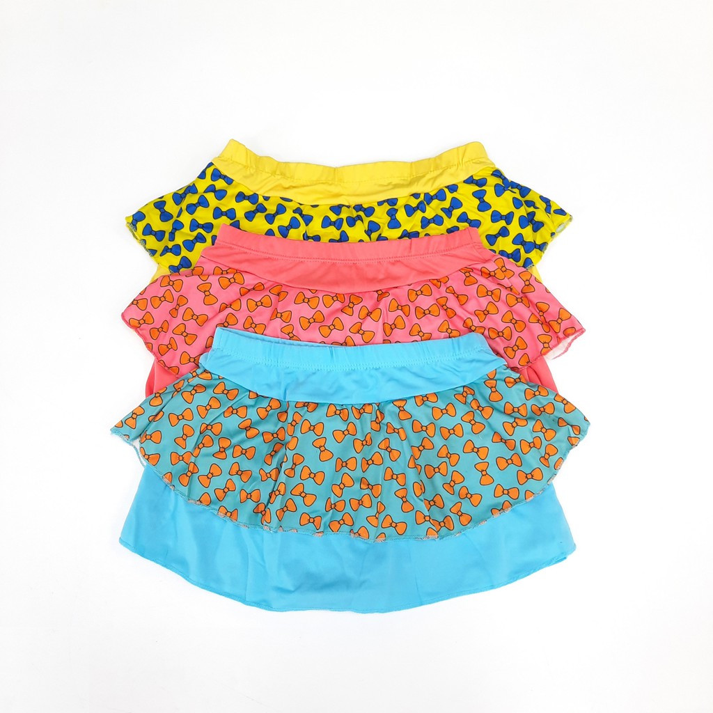 Speranza, Bộ Bơi Bé Gái 2 Mảnh Hở Lưng, Quần Giả Váy, 40-55Kg mặc vừa vặn