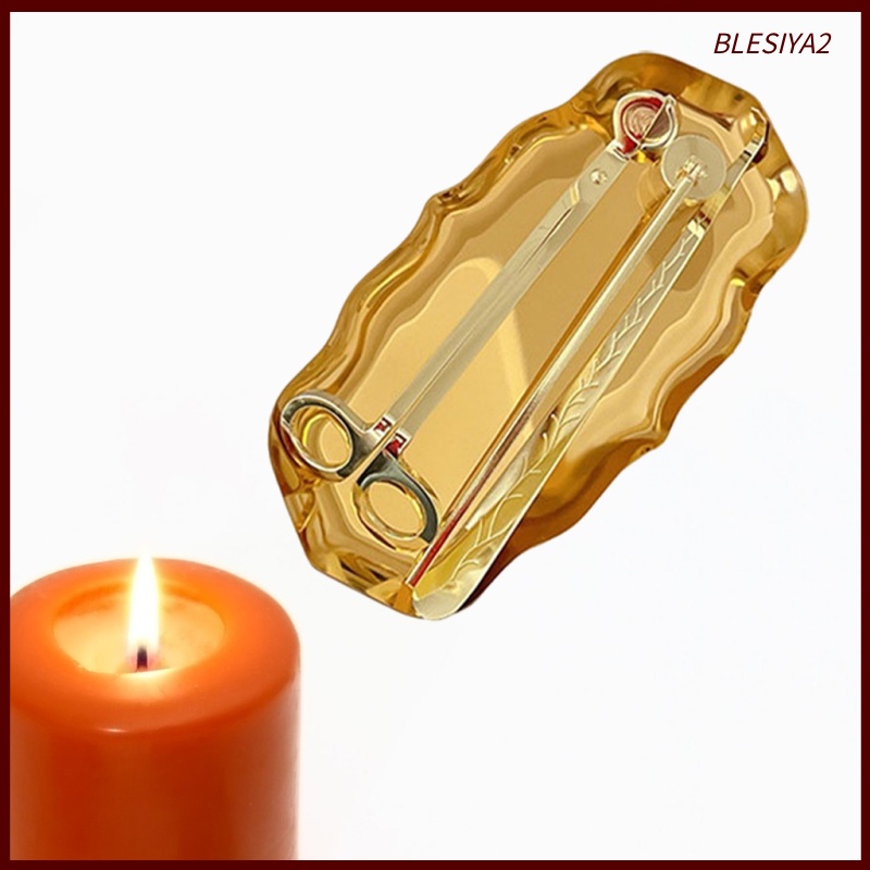 Candle Wick Trimmer Cutter Dipper Snuffer Care Kit Gift Pack 4Pcs