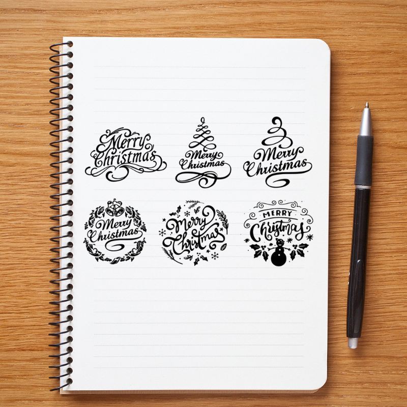 Con Dấu Silicon Chủ Đề Giáng Sinh Dùng Để Trang Trí Thiệp