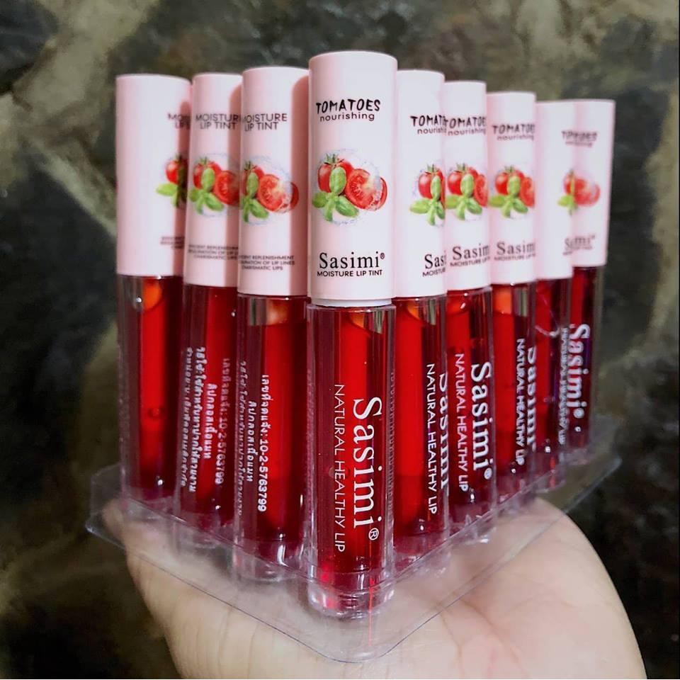 Son Tint Chiết Xuất Cà Chua & Dưa Leo SASIMI Tomatoes Natural Healthy Lip 799
