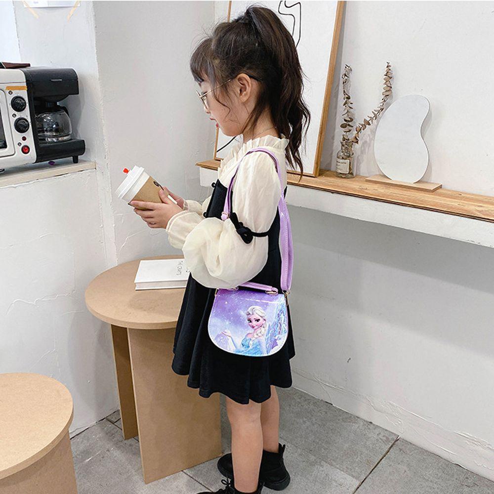 Túi Đeo Chéo In Hoạt Hình Công Chúa Elsa Anna 26Eddie