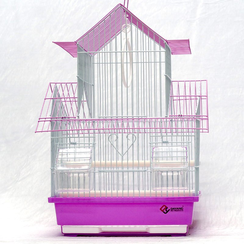 Lồng chim sơn tĩnh điện có mái