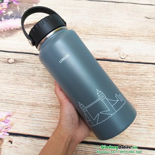 Bình giữ nhiệt Lock&Lock bằng thép không gỉ RigaTumbler 897ml LHC4160GRY màu xám