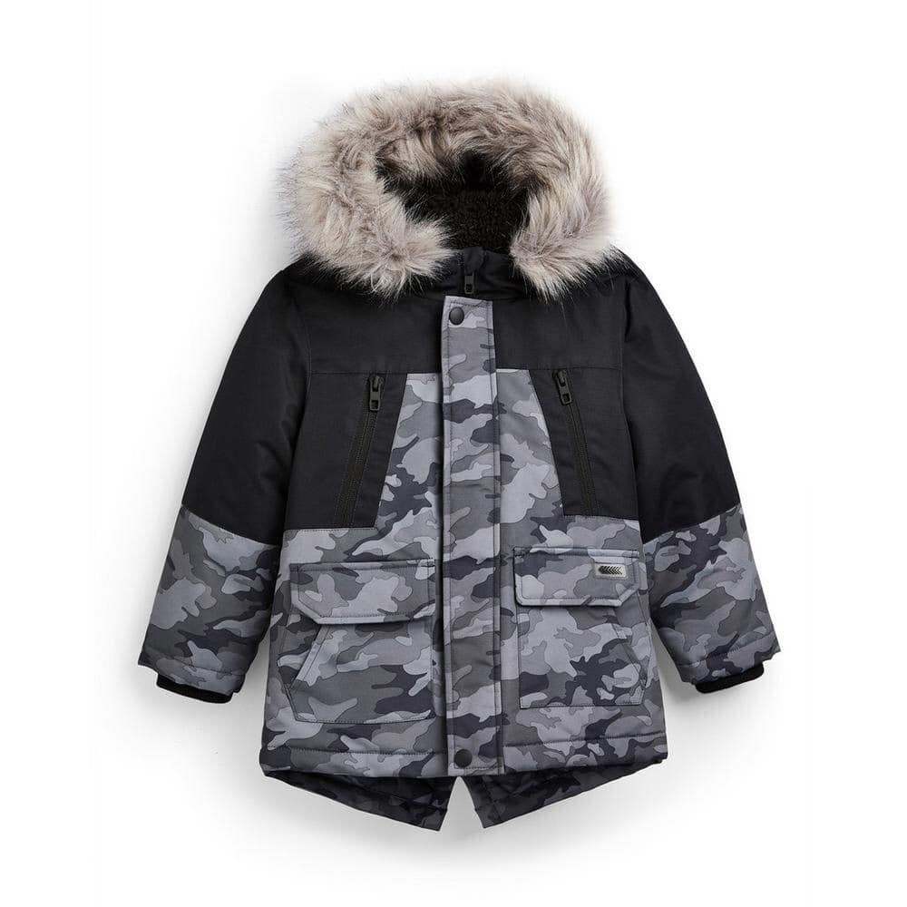 Áo khoác parka lót lông cho bé cực đẹp