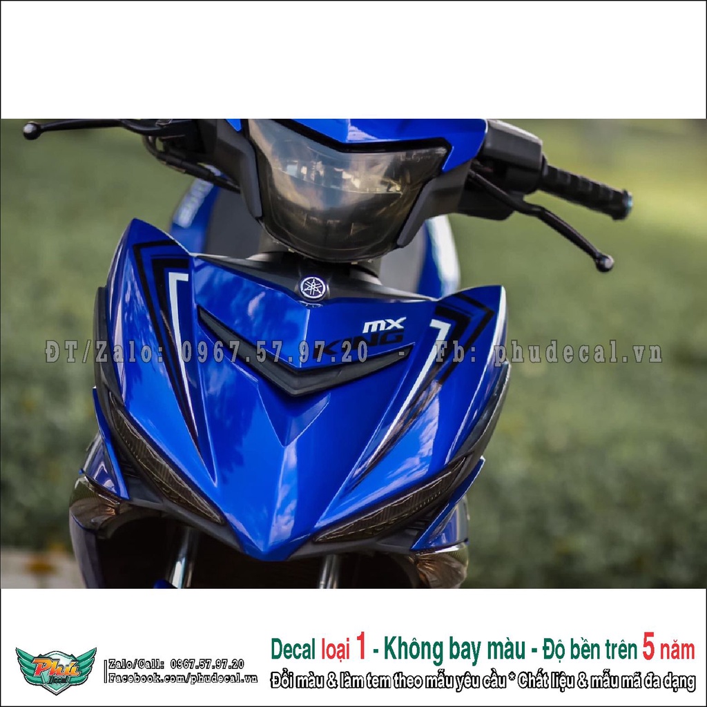 Tem rời Exciter 150 xanh đen chỉ 2022 (2)