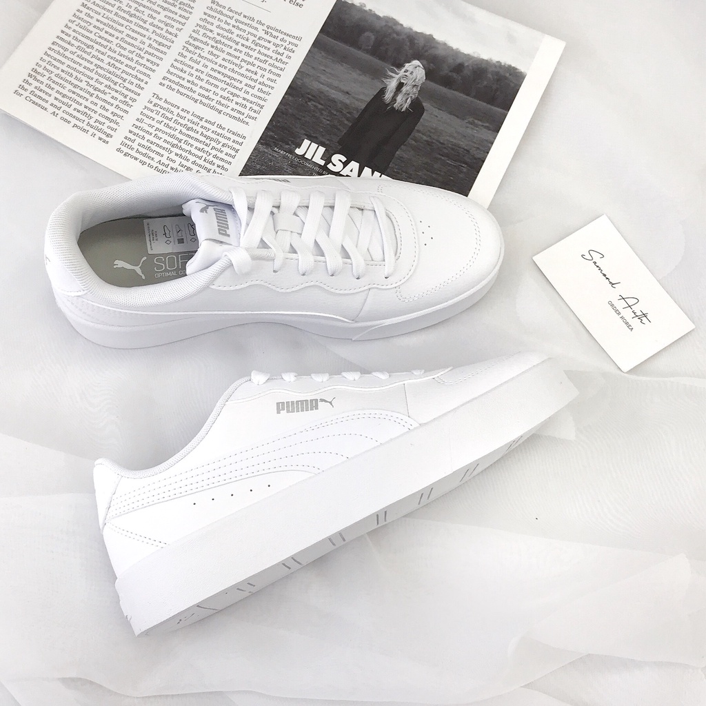 [AUTHENTIC 100%] GIÀY THỂ THAO PUMA SKYE CLEAN TRẮNG CHÍNH HÃNG SALE