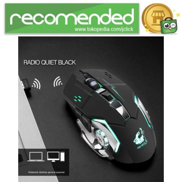 Chuột Gaming Không Dây 1800 Dpi - X8 - Màu Đen | BigBuy360 - bigbuy360.vn