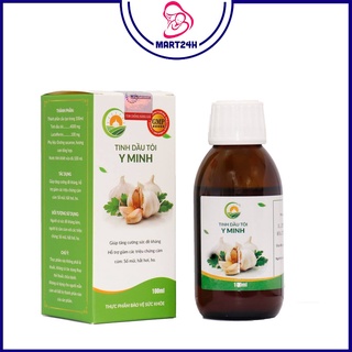 Tinh dầu tỏi siro Y Minh (30ml/chai) - Hỗ trợ giảm cân, cảm cúm, tiểu đường, tăng cường hệ miễn dịch