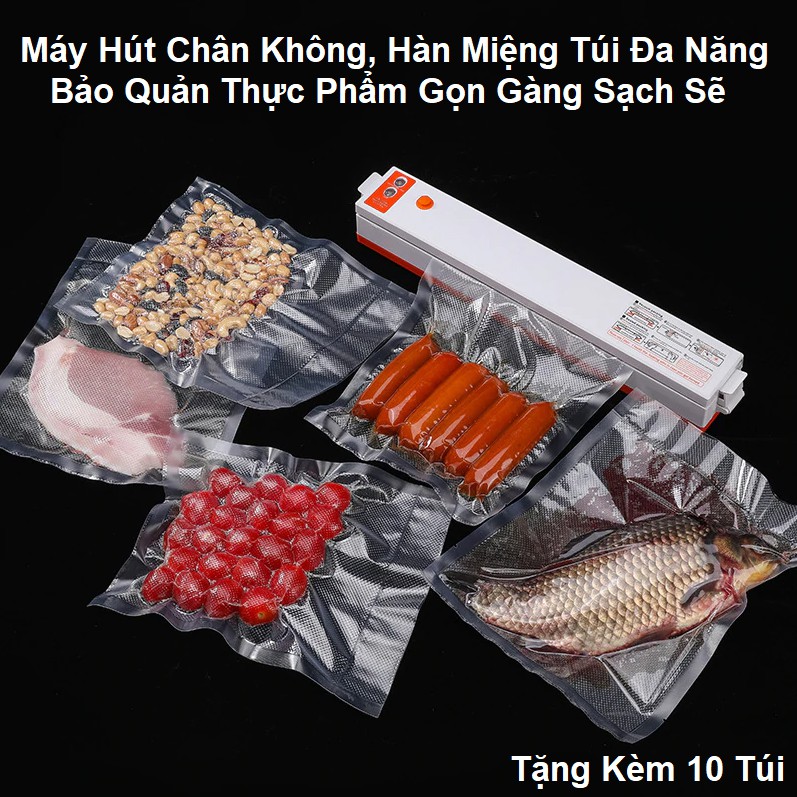 Máy Hút Chân Không Đa Năng 2in1 Fresh Pack Pro Kiểu Dáng Sang Trọng - Bền Đẹp - Tiện Dụng - Bảo Hành Chính Hãng 6 Tháng