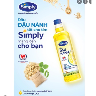 Dầu đậu nành Simply 1L