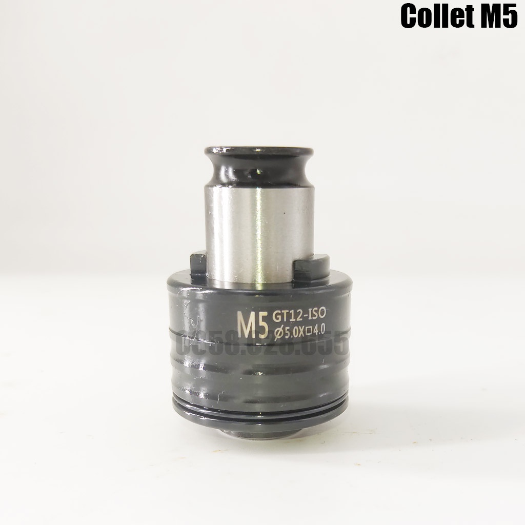 Cán cặp mũi taro GT12-B16 kèm collet chống quá tải M3 đến M16 JIS