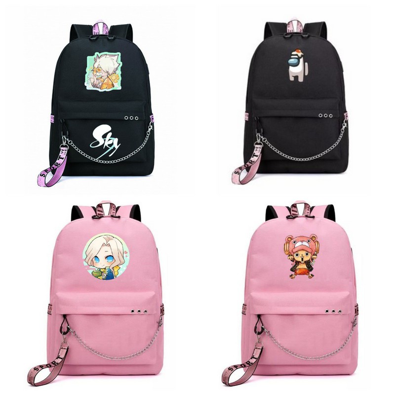 Balo thông minh đi chơi đi học tiện dụng in hình anime chibi NGỤY TRANG HỌC TRA AIKATSU UMARU CHAN