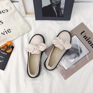 Giày búp bê Ulzzang Da Pu