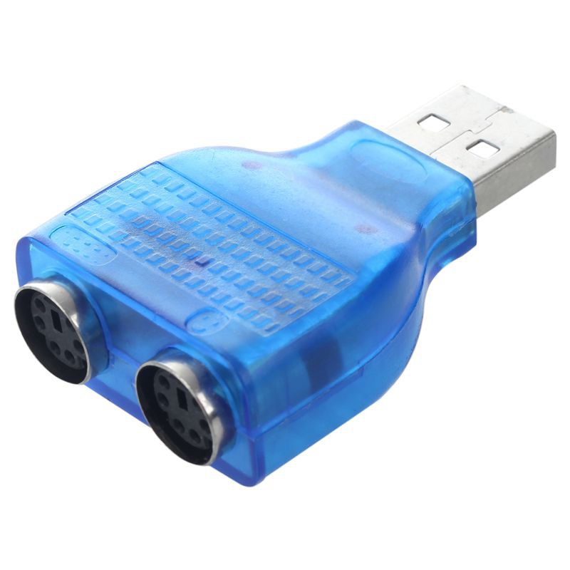 Bàn Phím Mini Usb 2.0 A Male To 2 Cổng Ps/2 Ps2 Female Ada Qin007