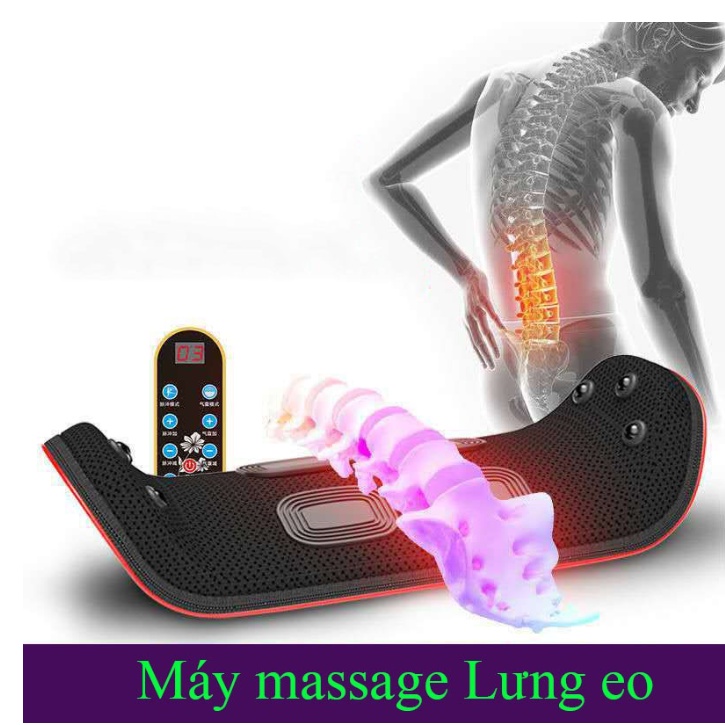 Máy Massage Lưng Eo - Máy Mát Xa Lưng - Hỗ Trợ Cột Sống, Thoát Vị Đĩa Đệm