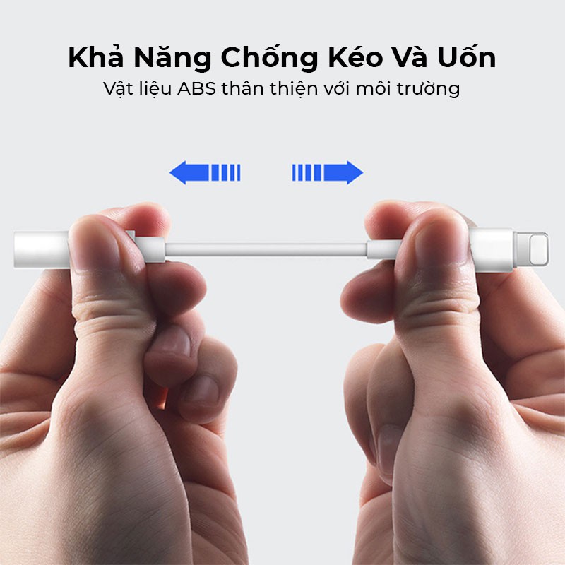 Jack Chuyển Đổi Tai Nghe iPhone Zin Cổng Lightning Sang 3.5mm Có Mic Chính Hãng Bảo Hành 06 Tháng