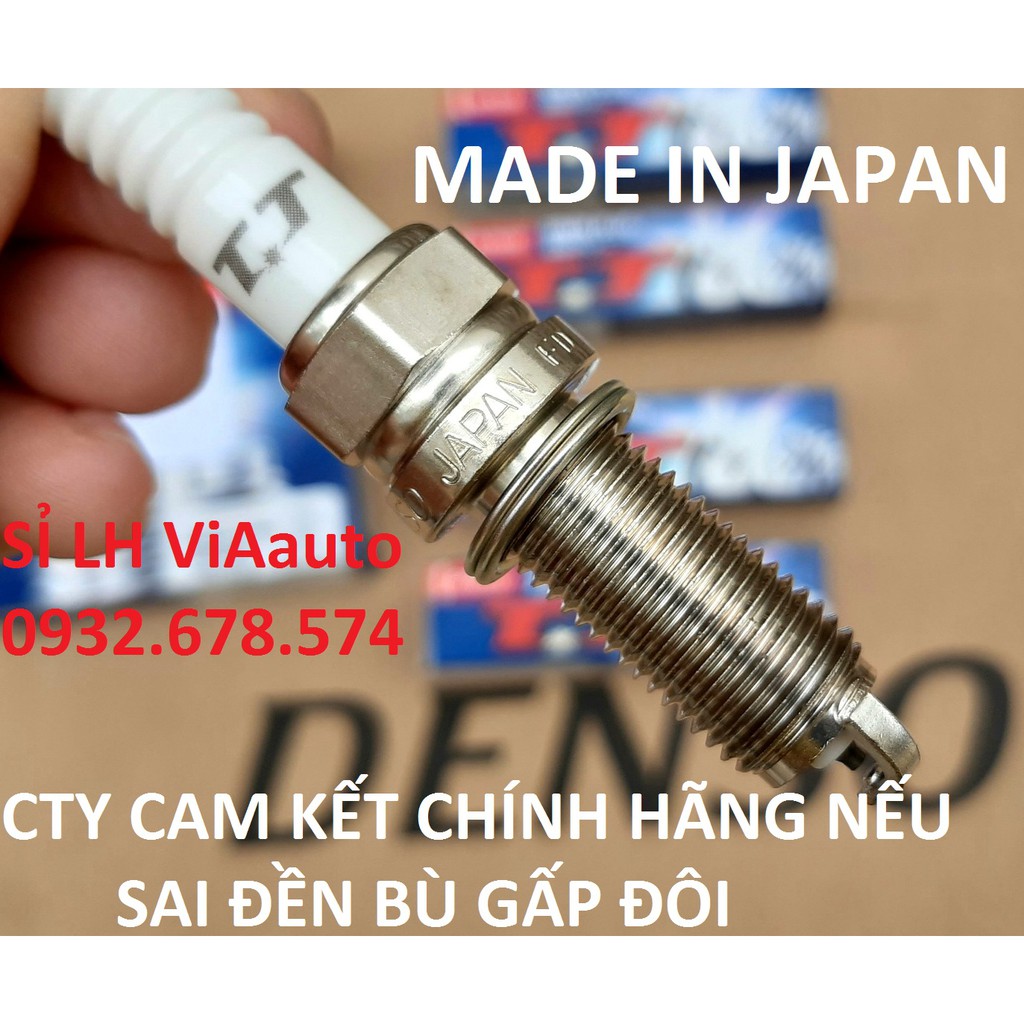 Bugi Denso Titanium xuất xứ Nhật Bản mã XUH22TT (Huyndai i10/ i30/ i30CW; Tucson 2.0)