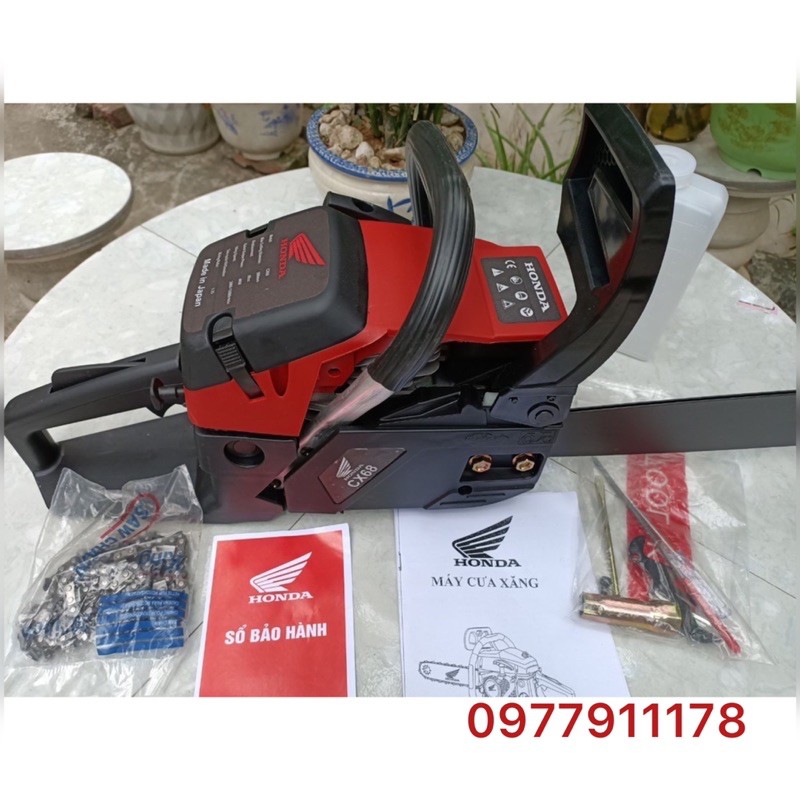 Máy cưa xích chạy xăng  CX68 Honda 68cc  cưa gỗ ưu việt hơn husqvarna oshima yamaha ❌_