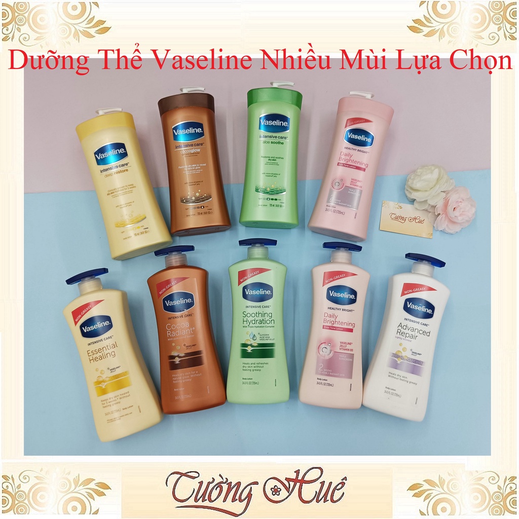 Dưỡng Thể Vaseline Mỹ Nhiều Loại - 725ml