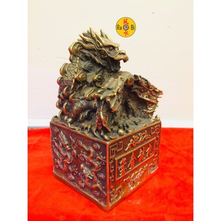 Cửu Long Kim Tỷ - Ấn 9 Rồng - Tượng Đồng Phong Thủy