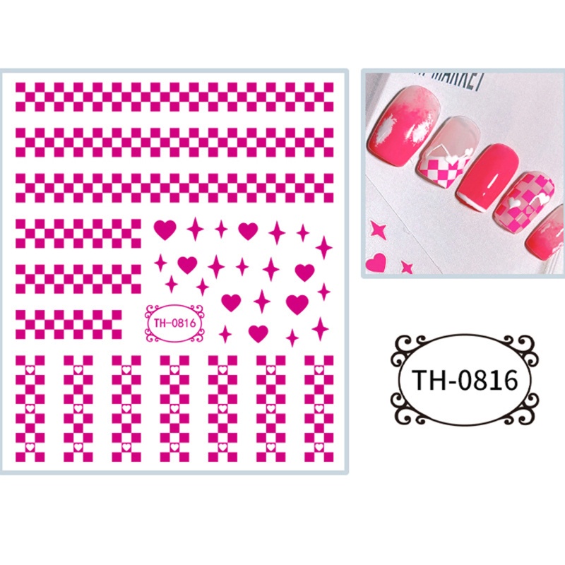 Decal DáN Trang Trí MóNg Tay 3D DIY