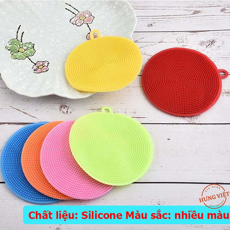 Miếng rửa chén/bát, cọ rửa đồ gia dụng bằng silicon siêu bền [RỬA BÁT SILICON]