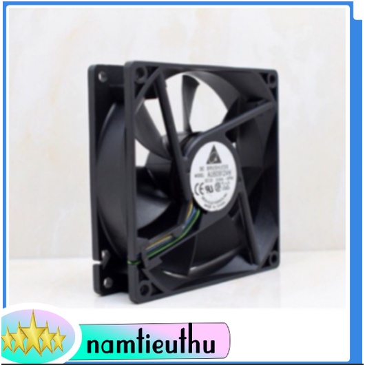 Fan 9cm Delta 12V (2.5, 1.43, 0.2A, 0.4A, 0.6A) có jack cắm