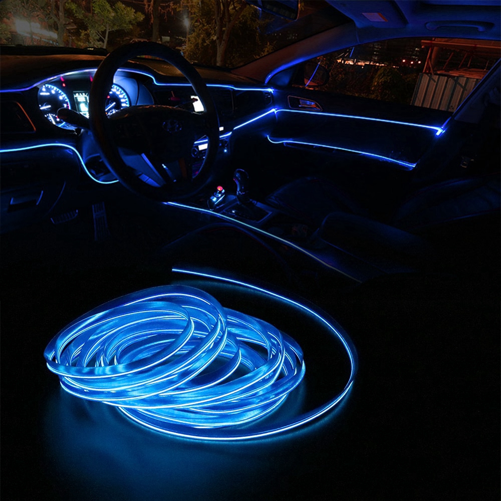 DIY neon led strip for interior decoration for cars