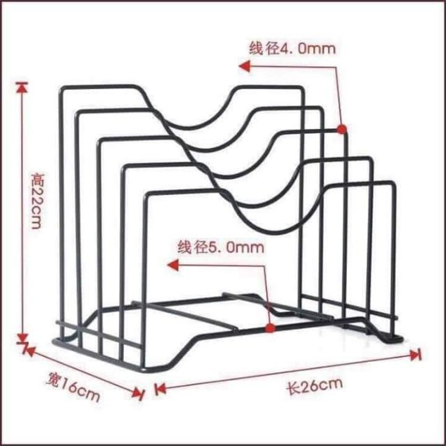 [Xả kho] Sỉ Kệ để Dao thớt vung innox không gỉ đa năng