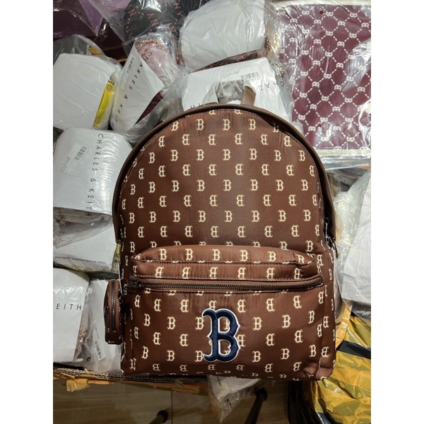 Balo Mlb size lớn màu nâu