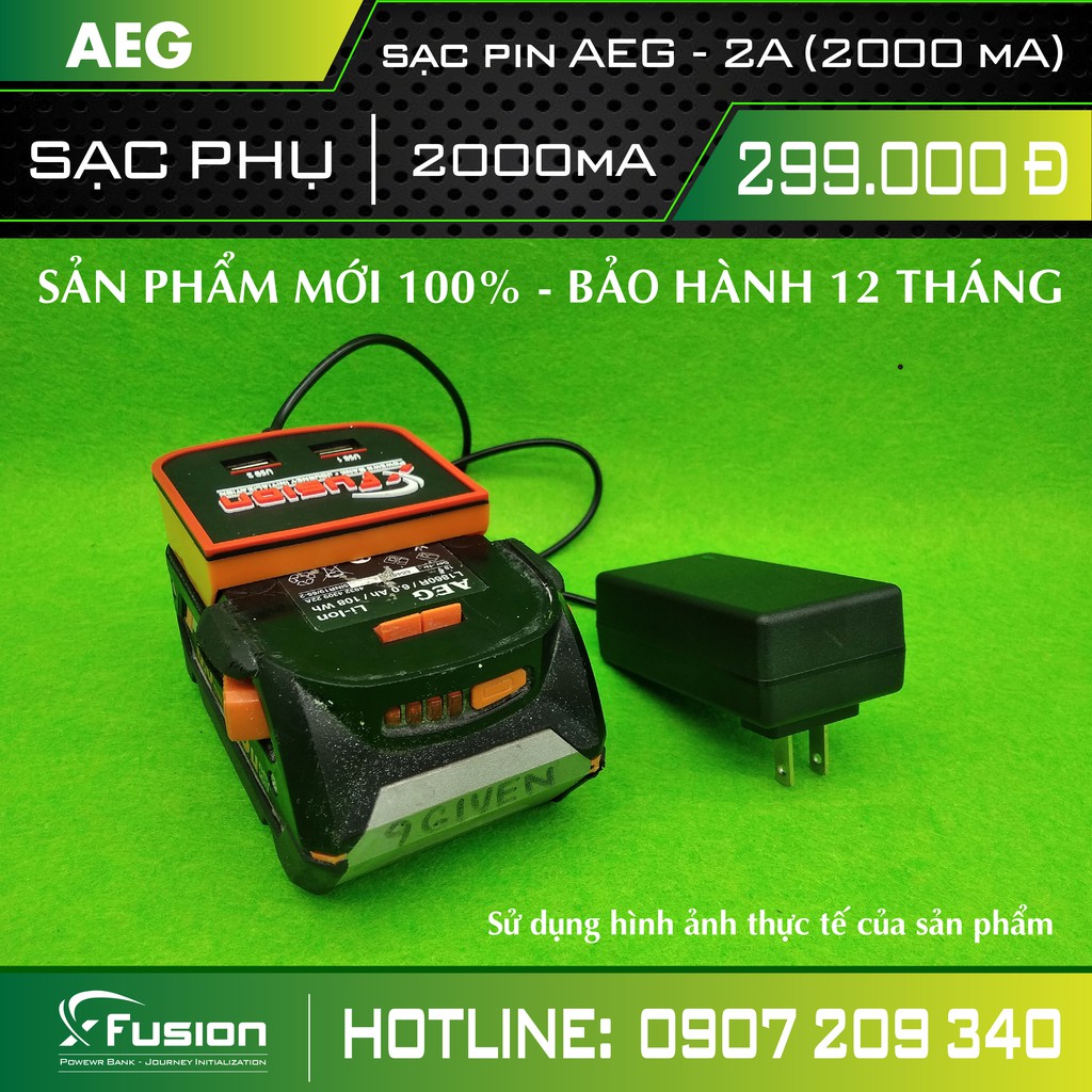 Sạc pin aeg