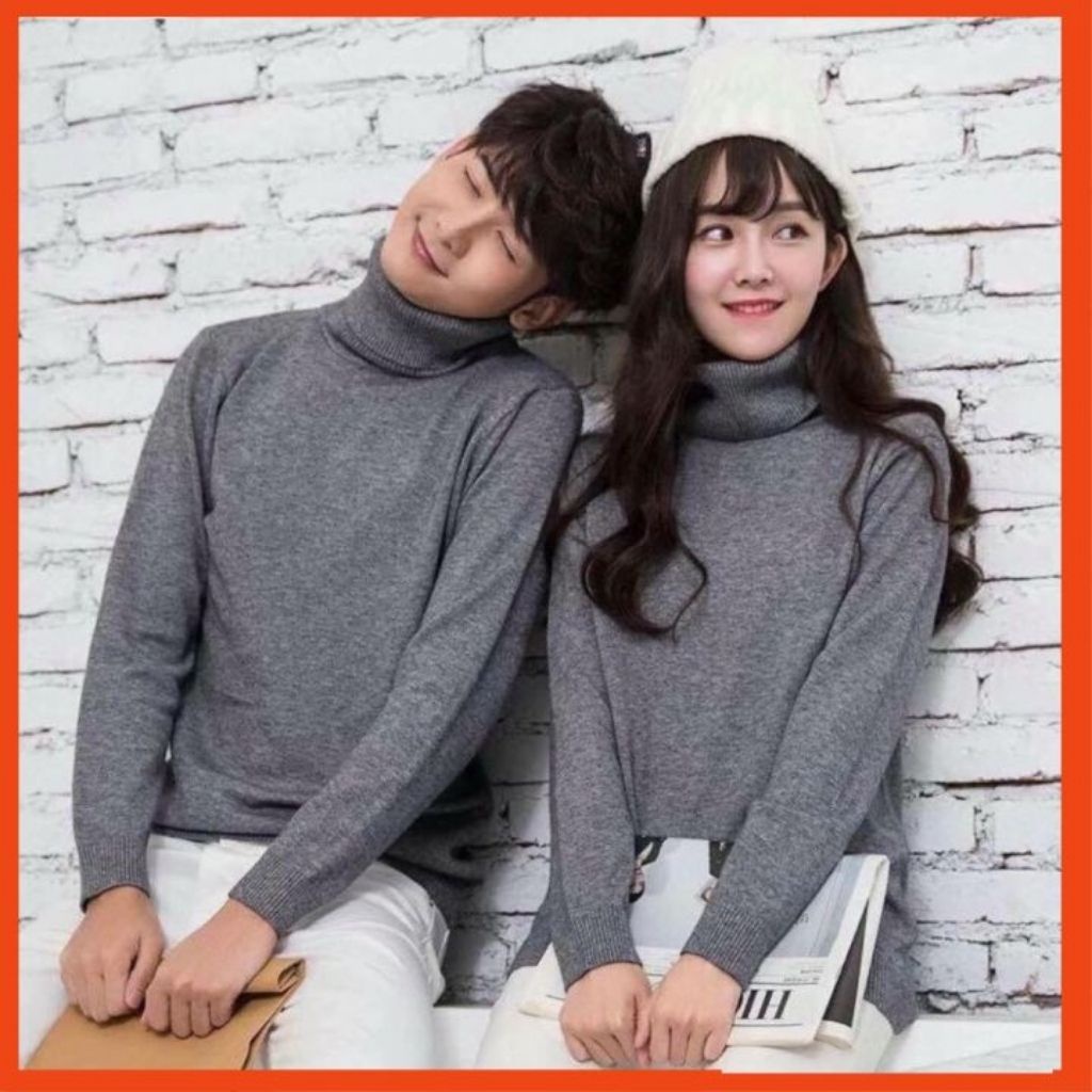 Áo Len cổ lọ dài tay áo đôi nam nữ đẹp giá rẻ  AL59