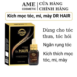 Dr hair zenpali chính hãng kích thích mọc tóc nhanh dưỡng mi dài lông mày dày tinh chất serum chống rụng tóc AME