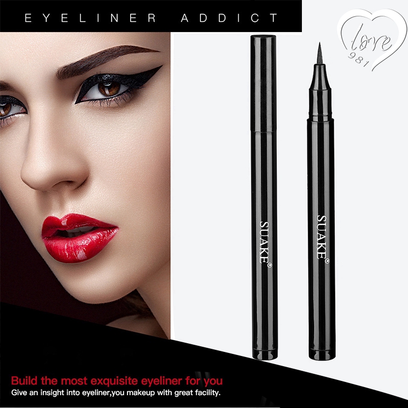 [Hàng mới về] Bút kẻ mắt dạng lỏng SUAKE màu đen chống thấm nước bền màu lâu trôi dành cho trang điểm chuyên nghiệp