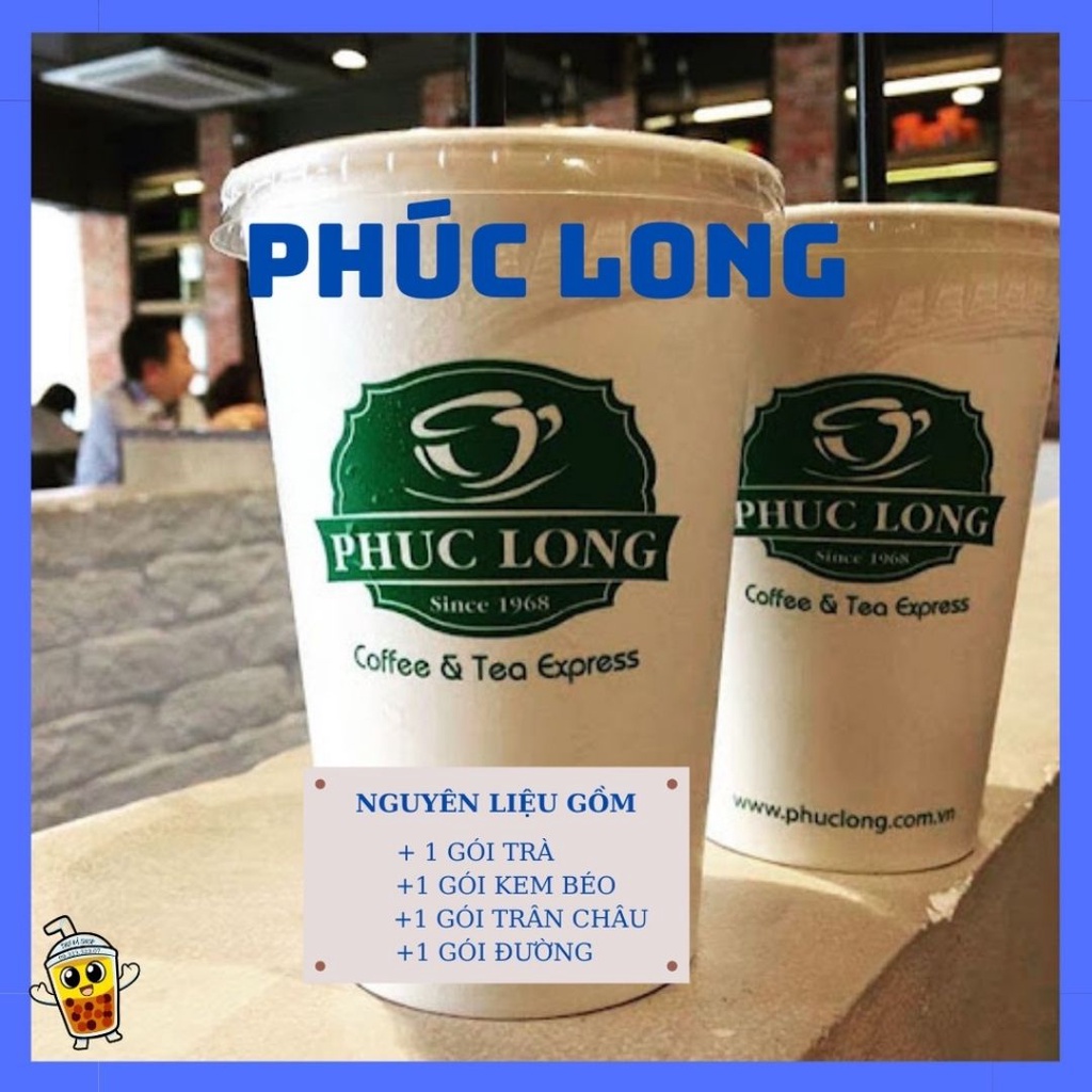 Set nguyên liệu làm trà sữa Thái xanh, Thái đỏ, hồng trà,truyền thống,phúc long-nguyên liệu làm trà sữa(không tính đá)