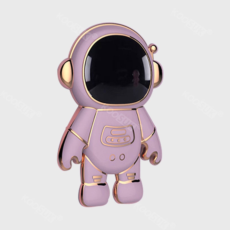 Giá đỡ điện thoại Koosuk hình phi hành gia không gian mạ vàng gấp gọn được tiện lợi