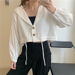 [SẴN] Áo khoác nữ croptop Ulzzang AKV4
