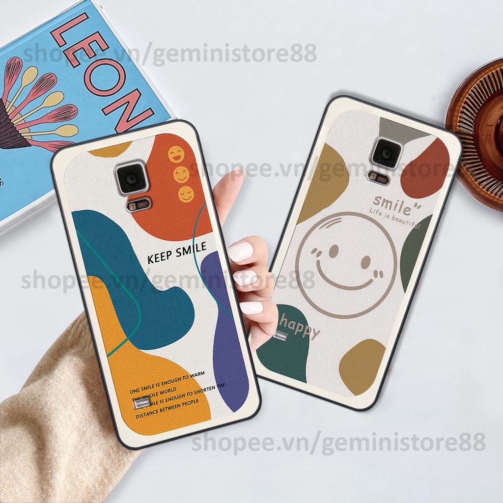 Ốp Samsung Note 4 / Note 5 in hình cô gái be happy trẻ trung cá tính năng động