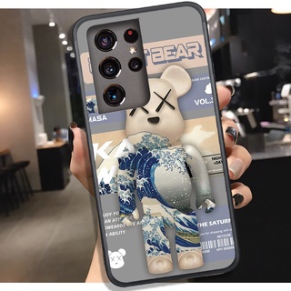 Ốp lưng samsung s21 - s21 plus - s21 ultra , in hình gấu bear brick siêu ngầu.