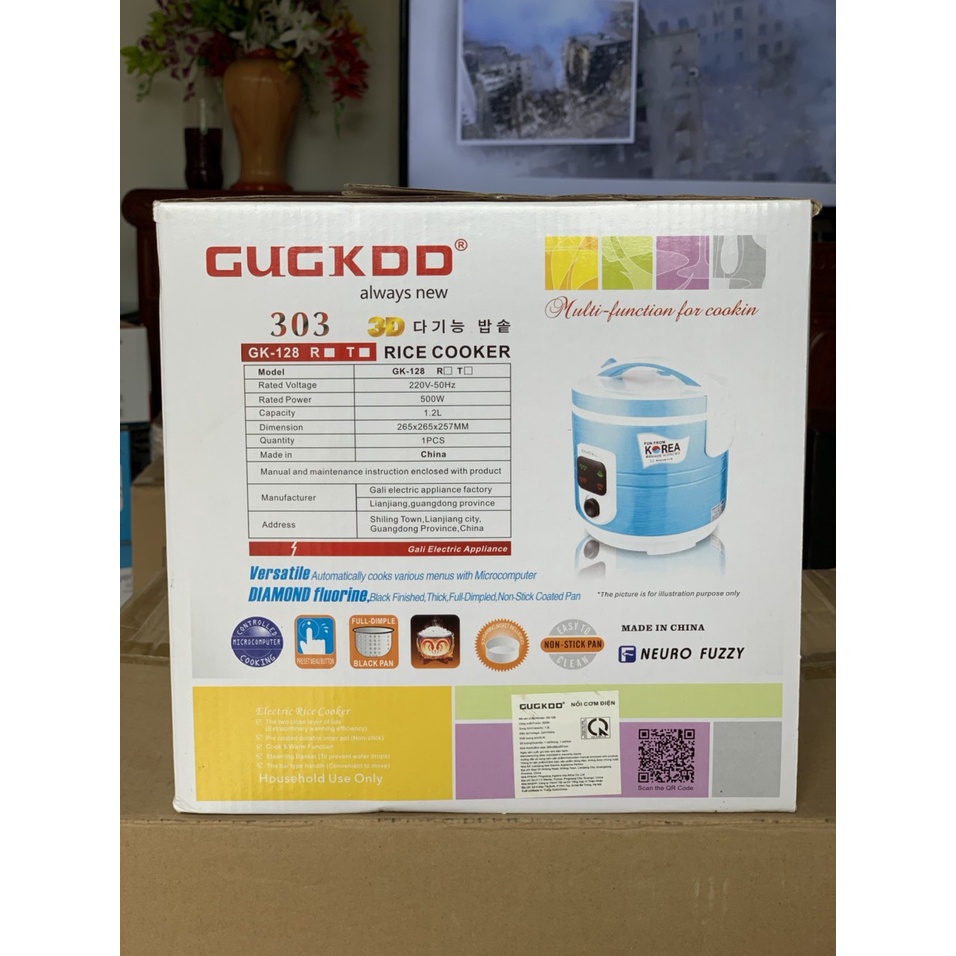 Nồi cơm điện CUCKOO 3D GK-128 Dung Tích 1L - 1.2L - 2L Lòng Siêu Dày Cơm Ngon Hàng Chính Hãng, Bảo Hành 12 Tháng