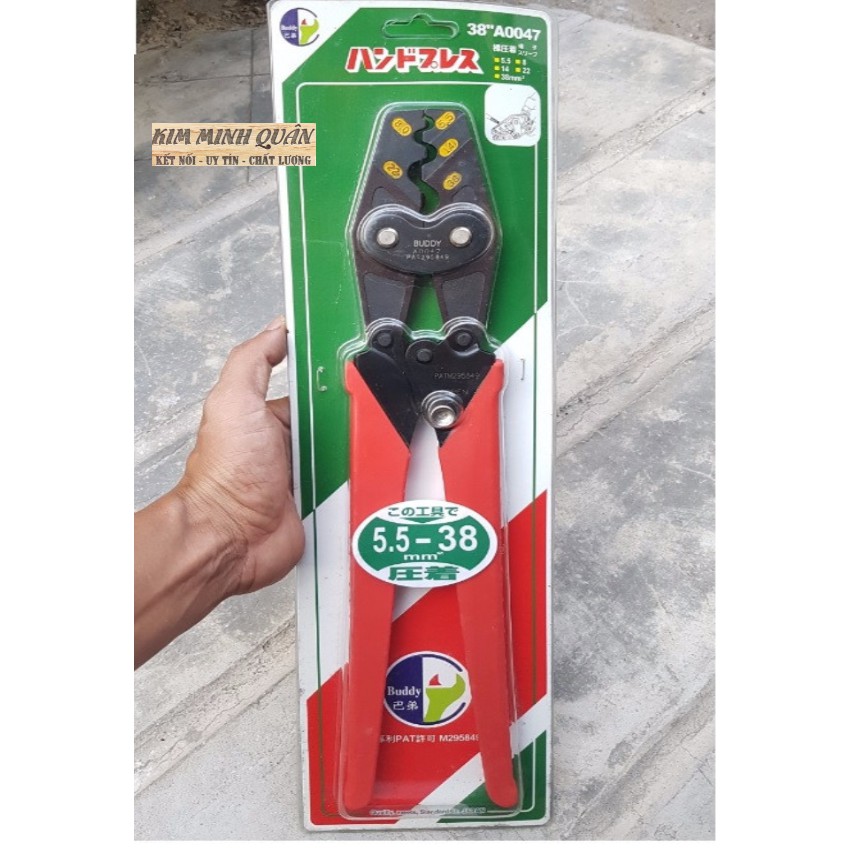 Kìm Bấm Đầu Cos Cao Cấp 5,5~38mm² BA0047 BUDDY
