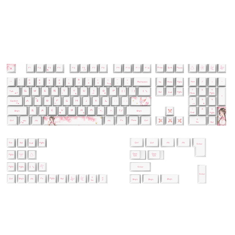Bộ 130 Nút Bàn Phím Cơ Chơi Game Mojito PBT
