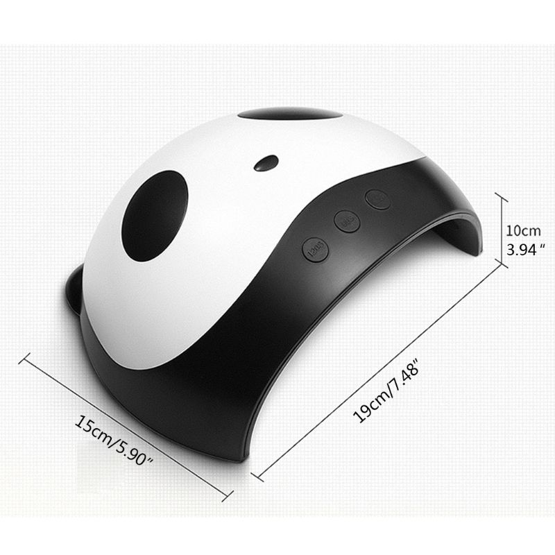 [Hàng mới về] Đèn UV LED sấy khô mọi loại sơn móng tay gel UV/đồ resin nhanh chóng 36W 395NW thiết kế hình gấu trúc