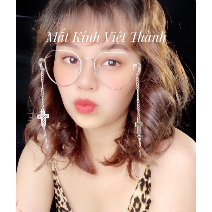 gọng kính cận thời trang giá rẻ kính cận kim loại mẫu mới 2021